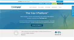 Desktop Screenshot of evergage.com